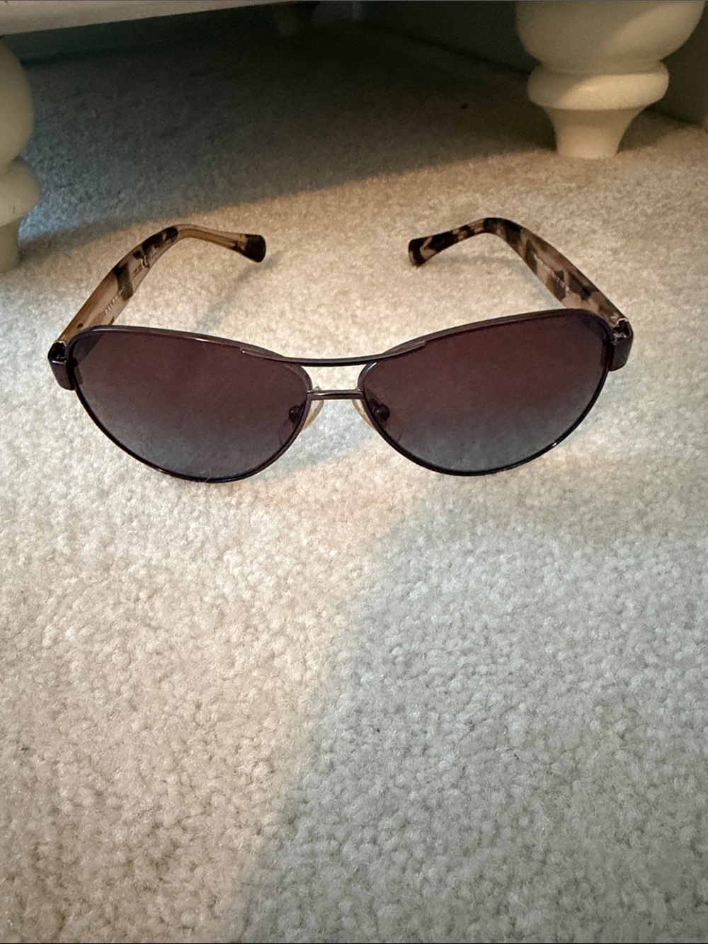 Ralph Lauren Brown Lens Sunglasses with Tortoise Arms